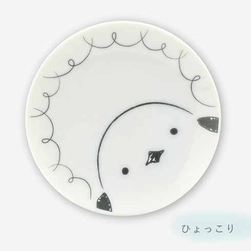 シマエナガ 豆皿.|s7
